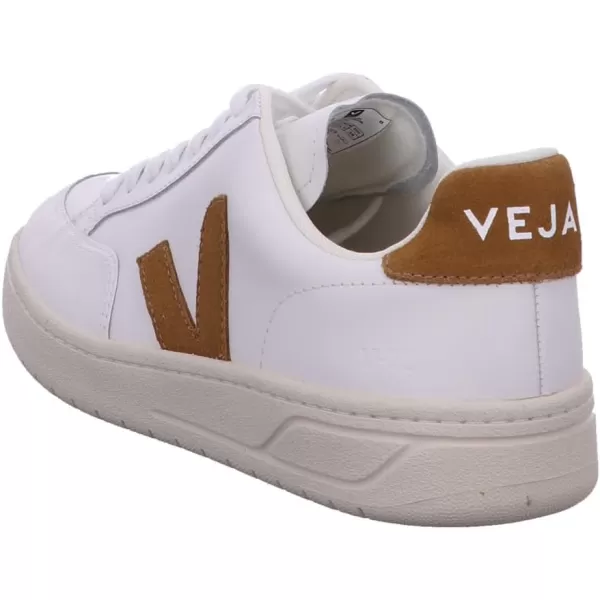 Veja Mens Esplar Leather SneakersExtra WhiteCamel