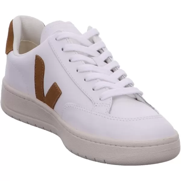 Veja Mens Esplar Leather SneakersExtra WhiteCamel