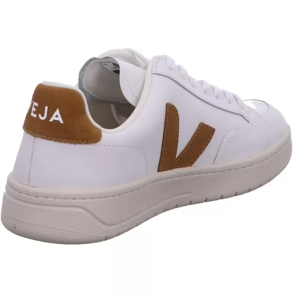 Veja Mens Esplar Leather SneakersExtra WhiteCamel