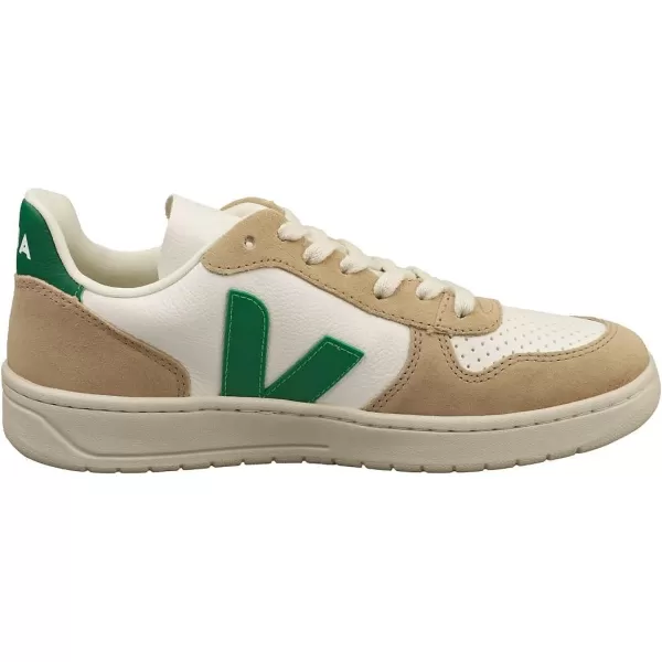 Veja Mens Esplar Leather SneakersExtra WhiteEmeraudeSahara