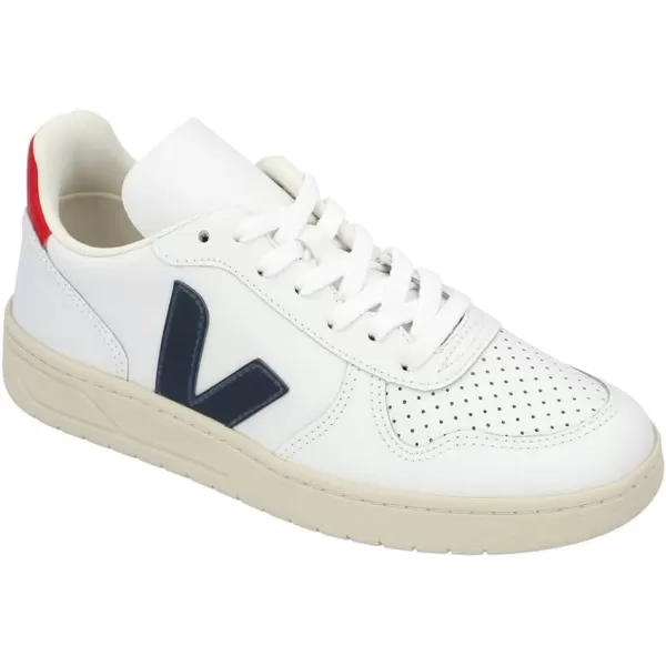 Veja Mens Esplar Leather SneakersExtrawhiteNauticoPekin