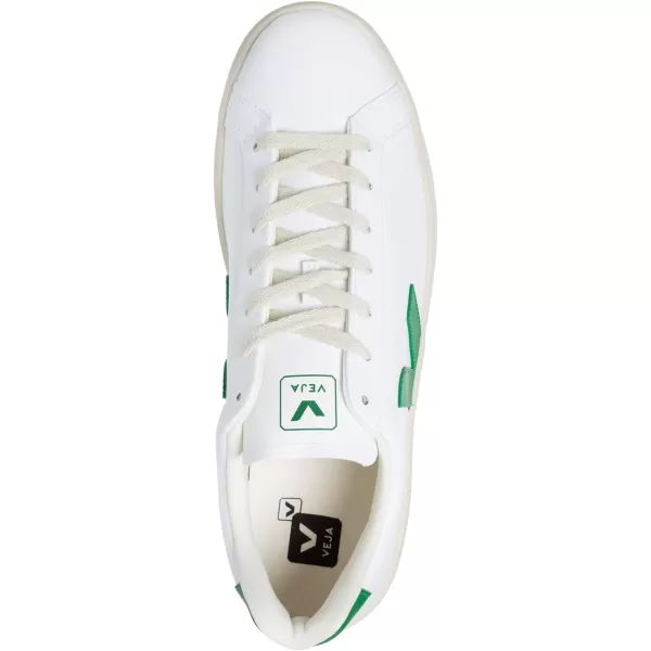 Veja Mens Esplar Leather SneakersWhite  Emeraude