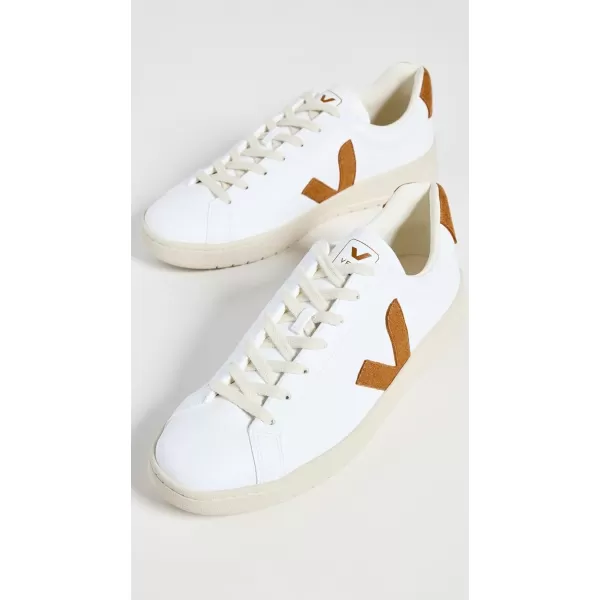 Veja Mens Esplar Leather SneakersWhite Camel