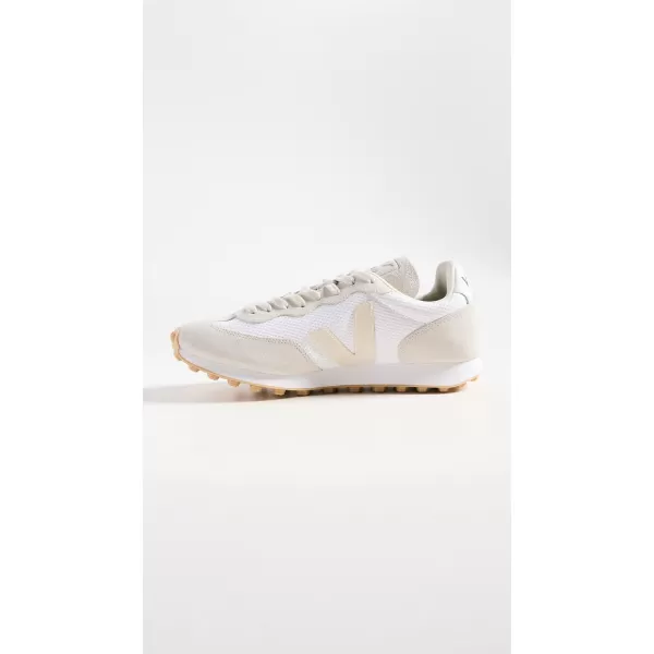 Veja Mens Esplar Leather SneakersWhite PierreNatural