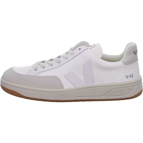 Veja Mens Esplar Leather SneakersWhiteNatural