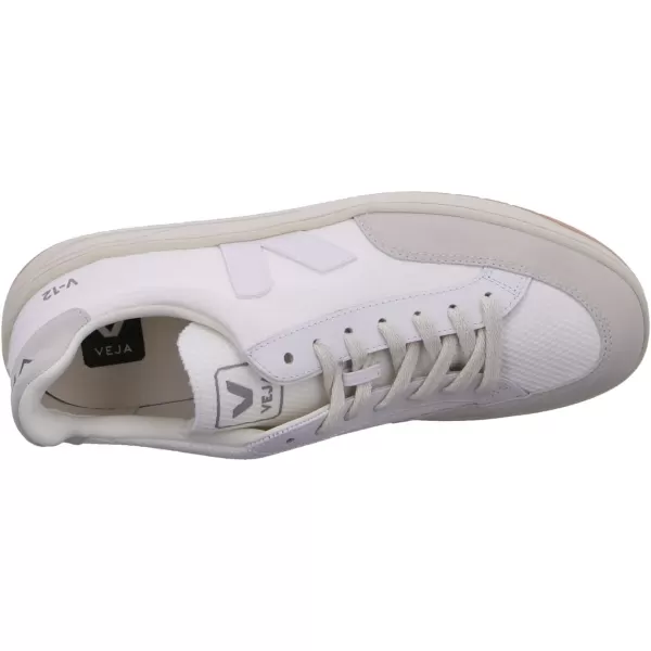 Veja Mens Esplar Leather SneakersWhiteNatural