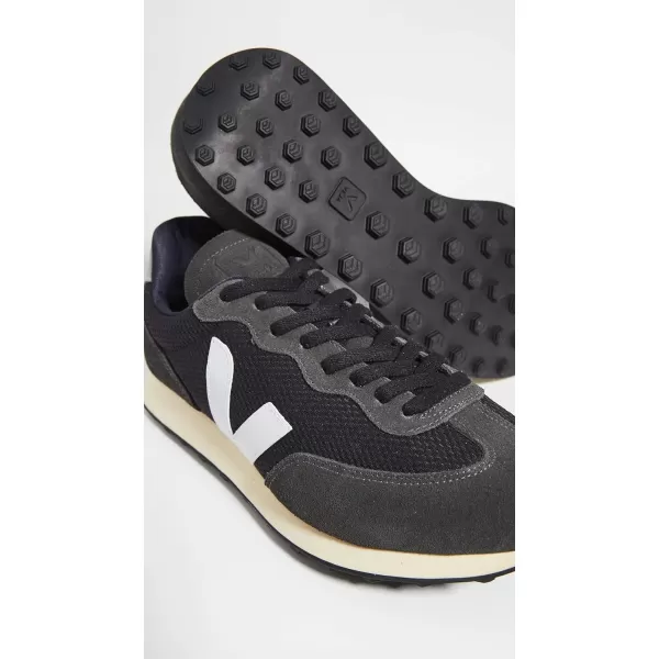 Veja Mens Rio Branco Alveo MeshAlveomesh BlackWhiteOxfordGrey