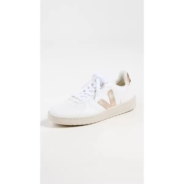 Veja Mens V 10 B Mesh SneakersExtra White Platine