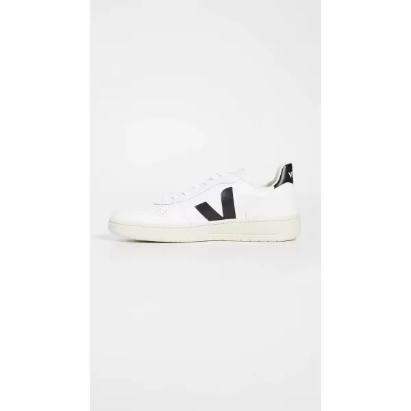 Veja Mens V 10 B Mesh SneakersExtra WhiteBlack