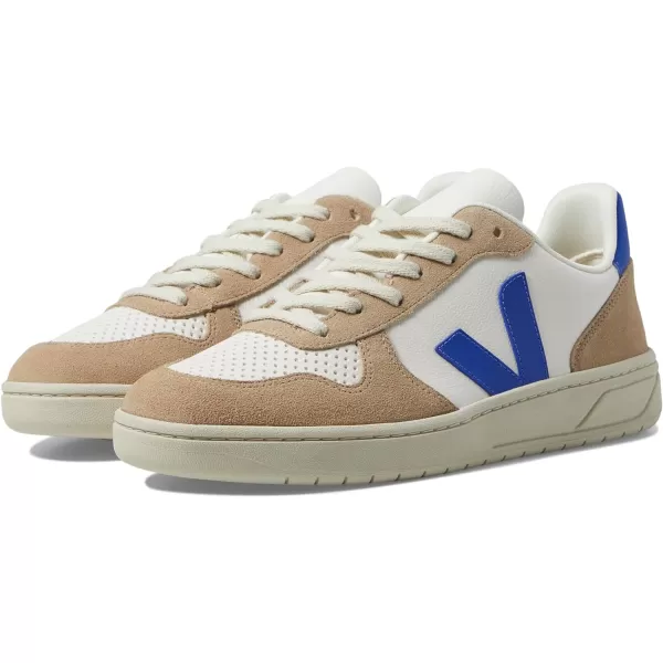 Veja Mens V 10 B Mesh SneakersExtra WhiteParosSahara