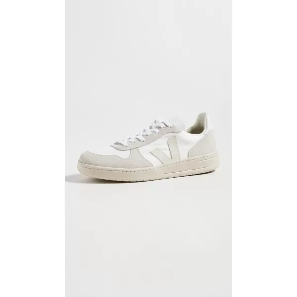 Veja Mens V 10 B Mesh SneakersWhite Natural Pierre