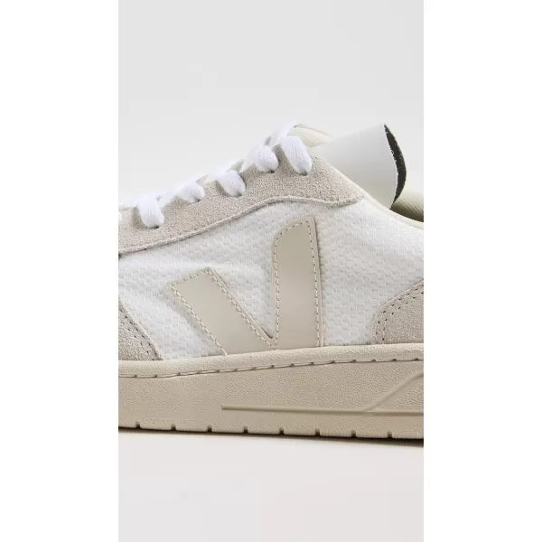 Veja Mens V 10 B Mesh SneakersWhite Natural Pierre