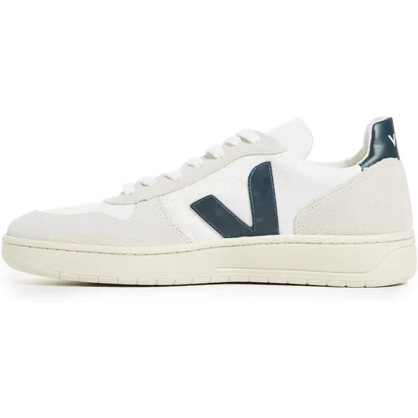 Veja Mens V 10 B Mesh SneakersWhiteNautico