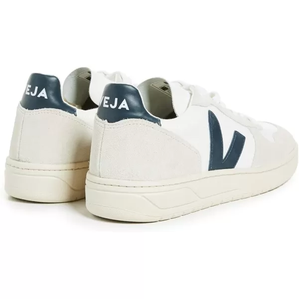 Veja Mens V 10 B Mesh SneakersWhiteNautico