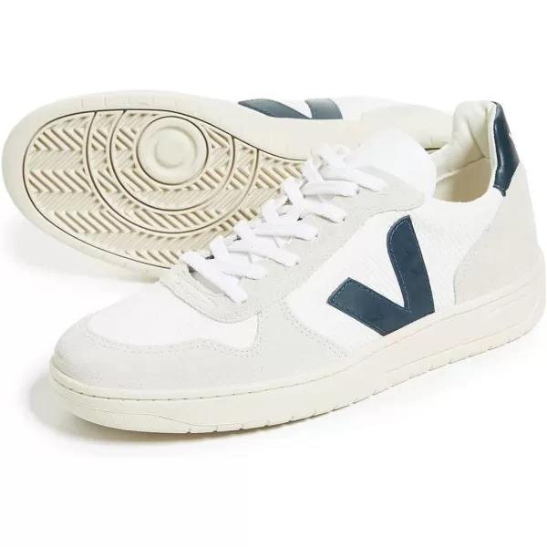 Veja Mens V 10 B Mesh SneakersWhiteNautico