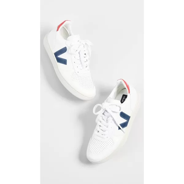 Veja Mens V 10 B Mesh SneakersWhiteNauticoPekin