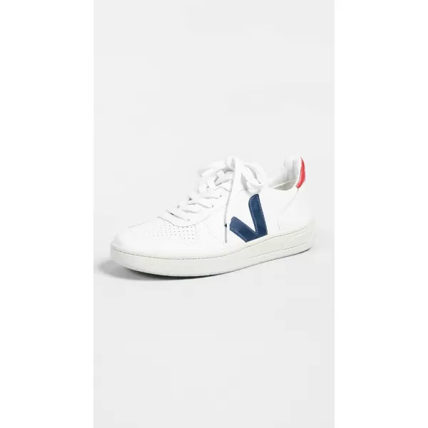 Veja Mens V 10 B Mesh SneakersWhiteNauticoPekin