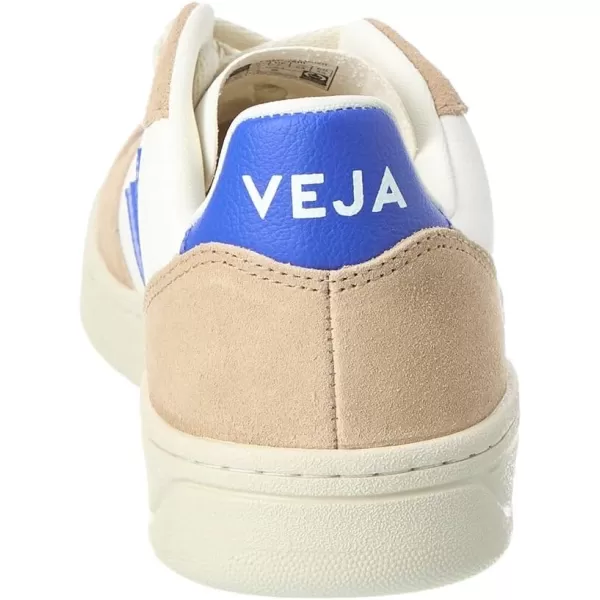 Veja Mens V10 Leather SneakersExtra WhiteParosSahara