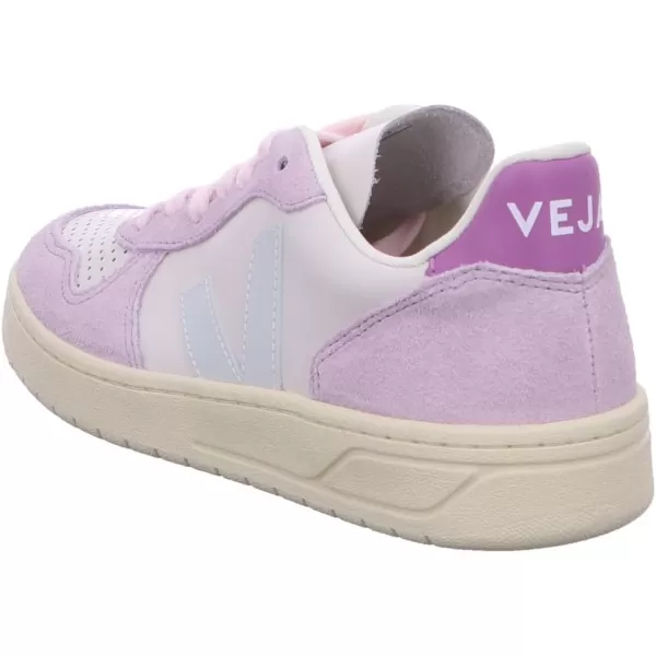 Veja Mens V10 Leather SneakersGravelMentholParme