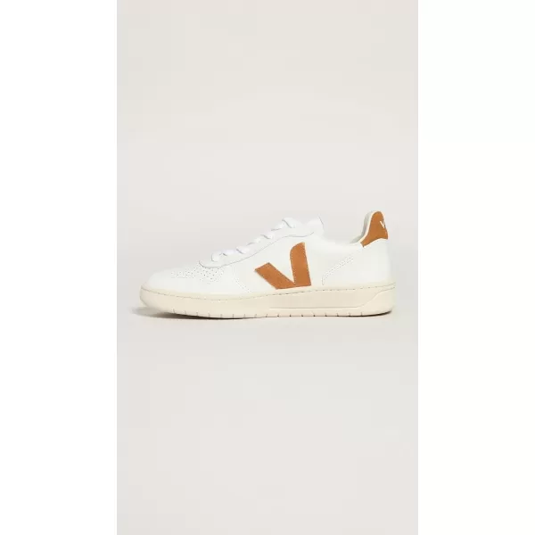 Veja Mens V10 SneakersExtra WhiteCamel