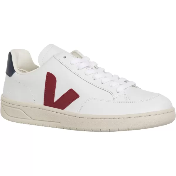 Veja Mens V12 Leather SneakersExtrawhitemarsalanautico