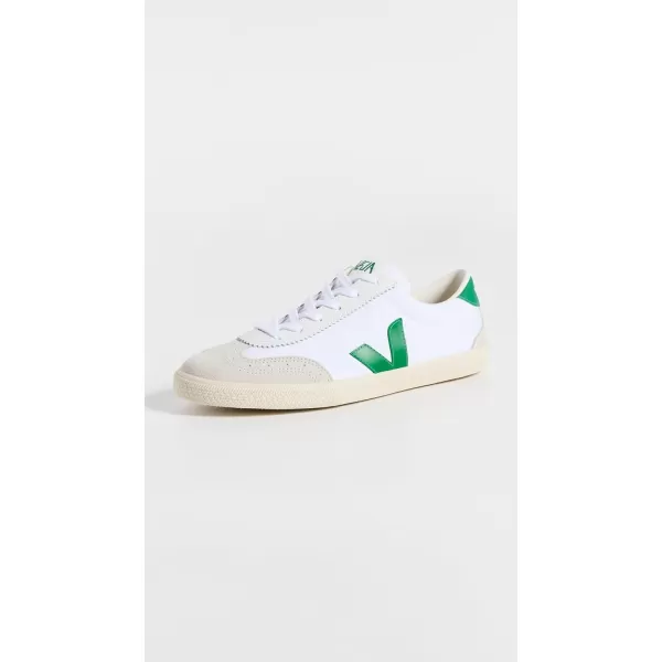 Veja Mens Volley SneakerWhite Emeraude