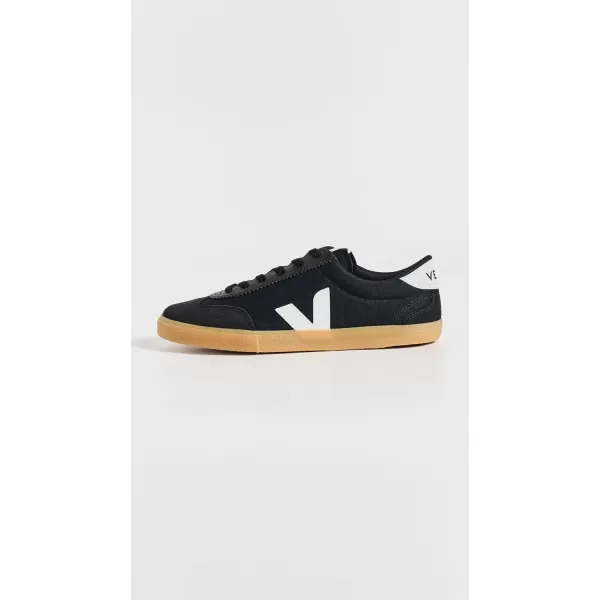 Veja Mens Volley SneakersBlackWhiteNatural