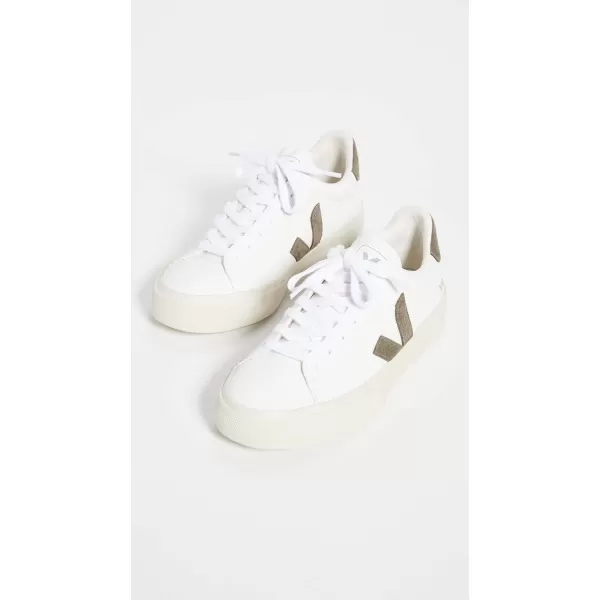 Veja Womens Campo SneakersExtra WhiteKhaki