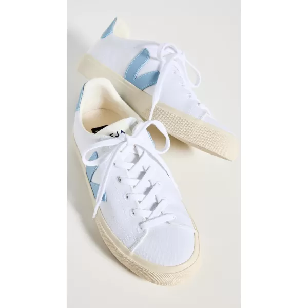 Veja Womens Campo SneakersWhite Steel