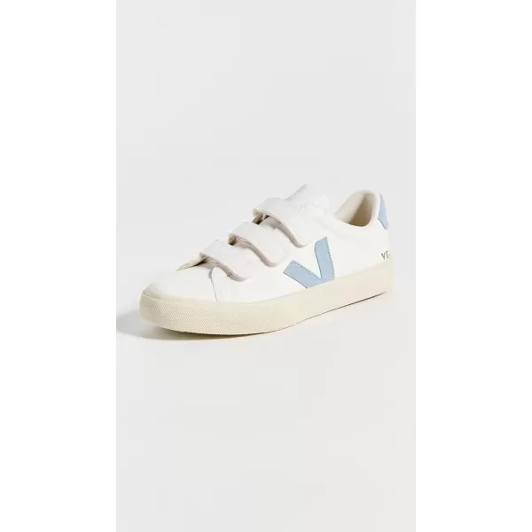 Veja Womens Recife Logo SneakersExtra White Steel