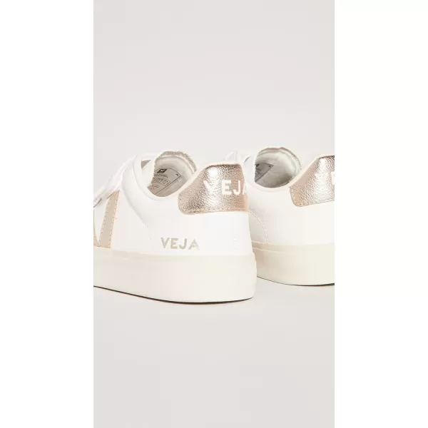 Veja Womens Recife Logo SneakersExtraWhitePlatine