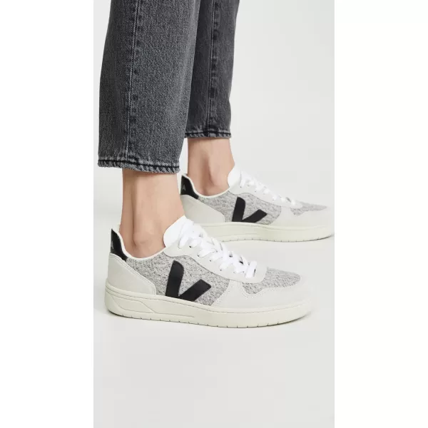 Veja Womens V10 SneakersSnowBlack