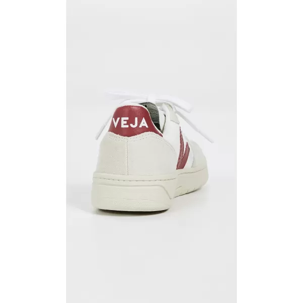 Veja Womens V10 SneakersWhiteMarsala