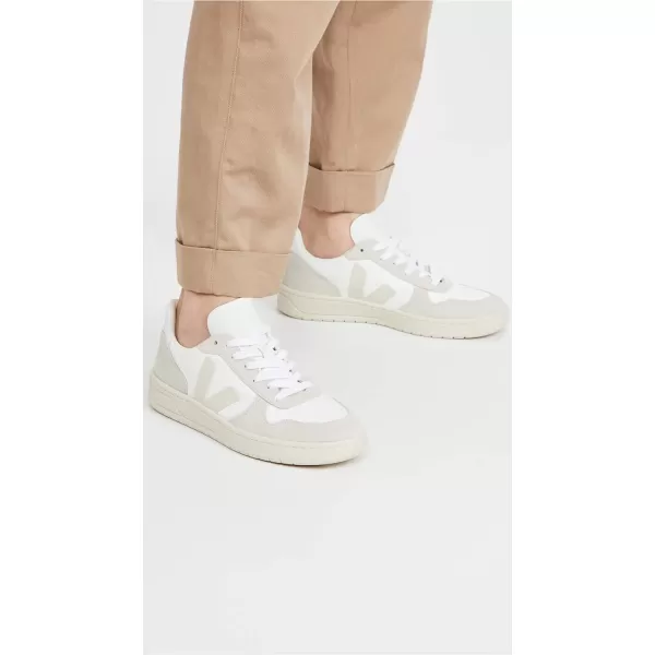 Veja Womens V10 SneakersWhiteNaturalPierre