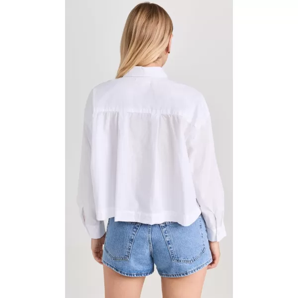 Velvet Womens Lucille Cotton Button Up ShirtWhite