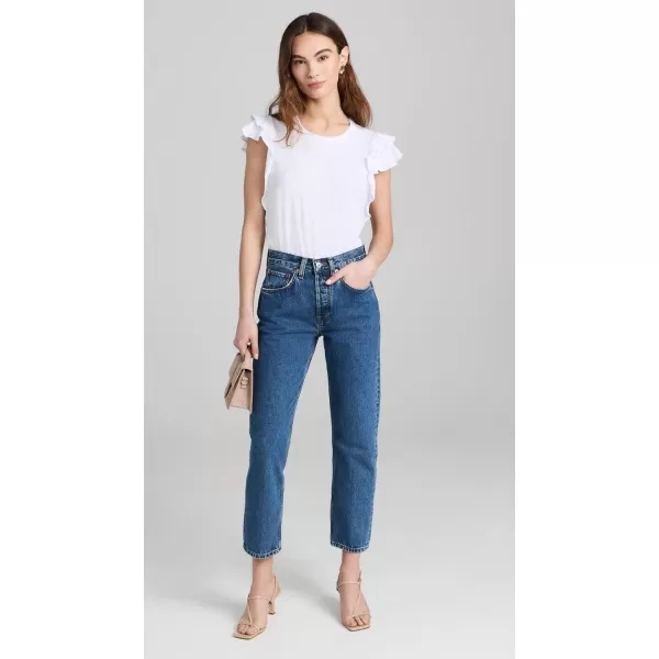 Veronica Beard Jean Womens Akeela TeeWhite