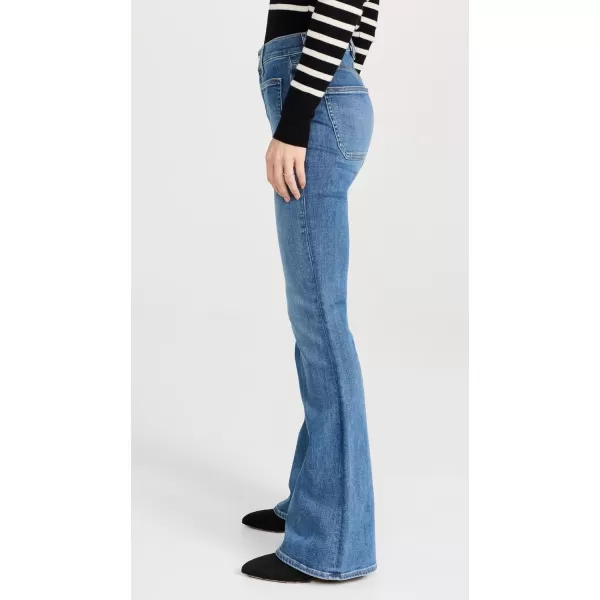 Veronica Beard Jean Womens Beverly Skinny Flare Jeans with PatchSierra