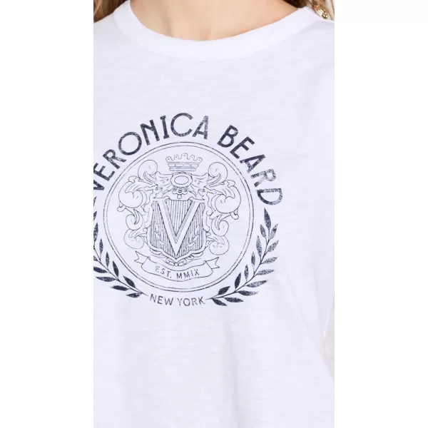 Veronica Beard Jean Womens Carla Graphic TeeWhiteNavy