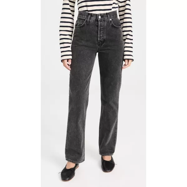 Veronica Beard Jean Womens Daniela Straight Leg JeansStoned Washed Onyx