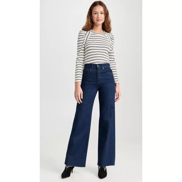 Veronica Beard Jean Womens Delano TopBlackWhite