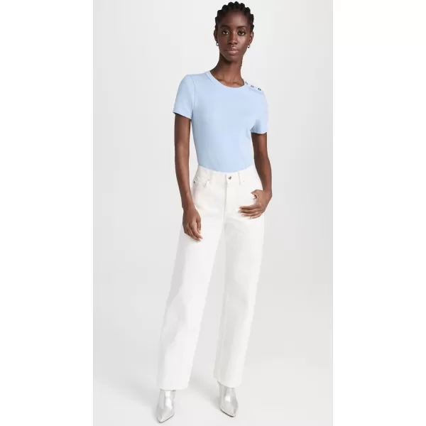 Veronica Beard Jean Womens Draya TeeIce Blue