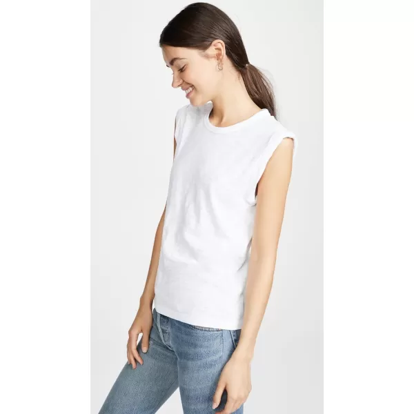 Veronica Beard Jean Womens Dree Muscle TeeWhite