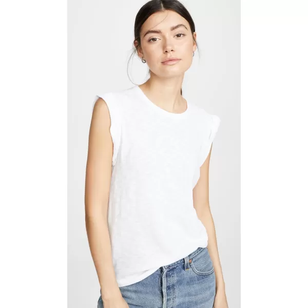 Veronica Beard Jean Womens Dree Muscle TeeWhite