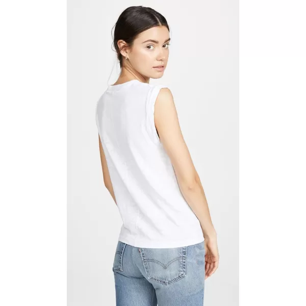 Veronica Beard Jean Womens Dree Muscle TeeWhite