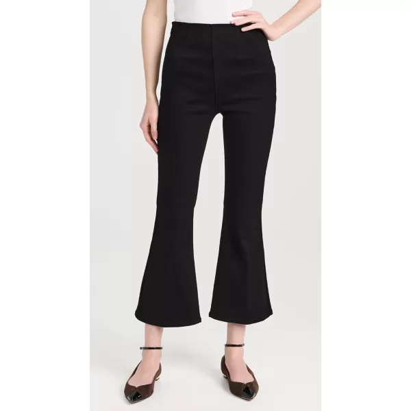 Veronica Beard Jean Womens Sana Pull On Ankle Flare JeansOnyx