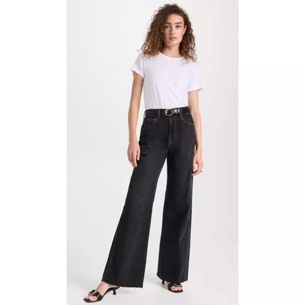 Veronica Beard Jean Womens Taylor High Rise Wide Leg JeansVanishing Point