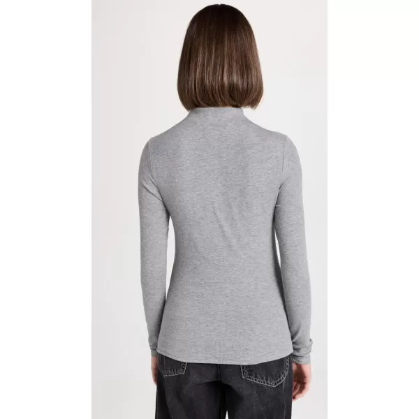 Veronica Beard Jean Womens Theresa TurtleneckHeather Grey