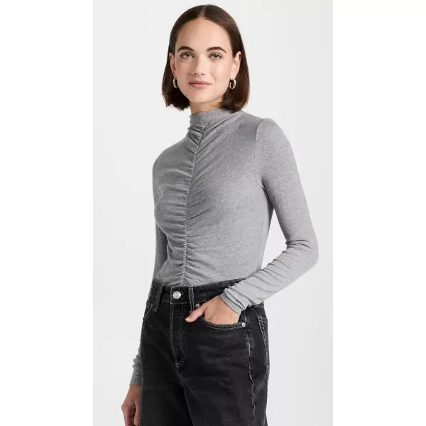 Veronica Beard Jean Womens Theresa TurtleneckHeather Grey