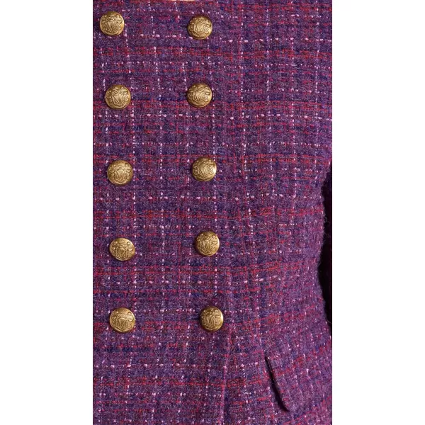 Veronica Beard Womens Bentley JacketAubergine Multi