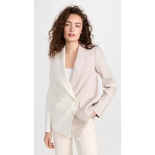 Veronica Beard Womens Braeton Dickey JacketWhiteLimestone